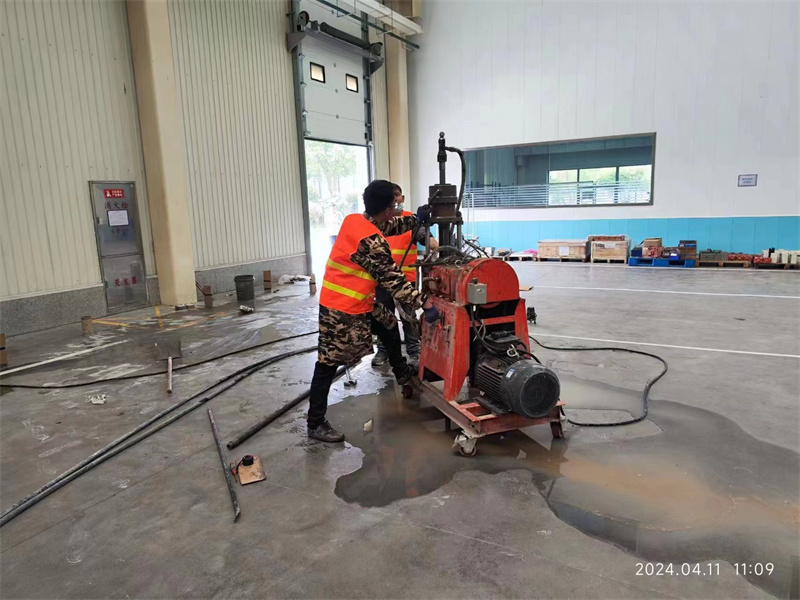 丰都厂房地面下沉塌陷注浆加固施工